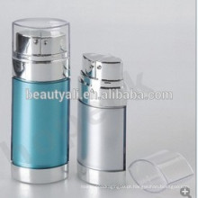 20ml 30ml 60ml AS cosmético garrafa airless com bombas duplas